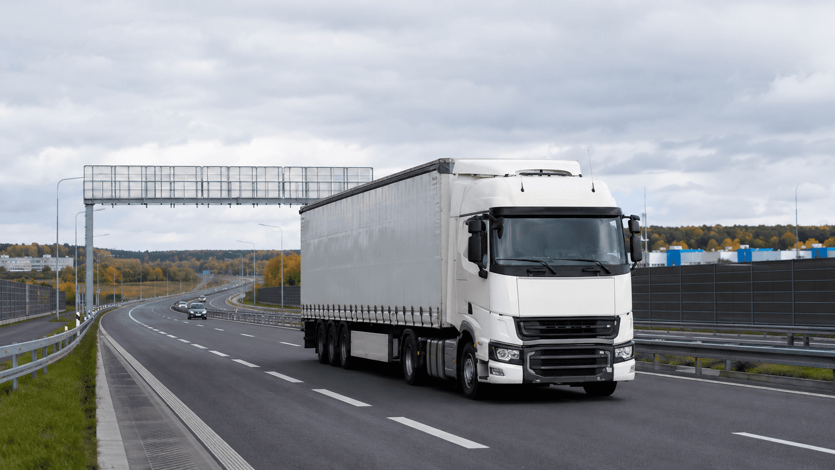 Transport drogowy na trasie S8 w okolicach Białegostoku