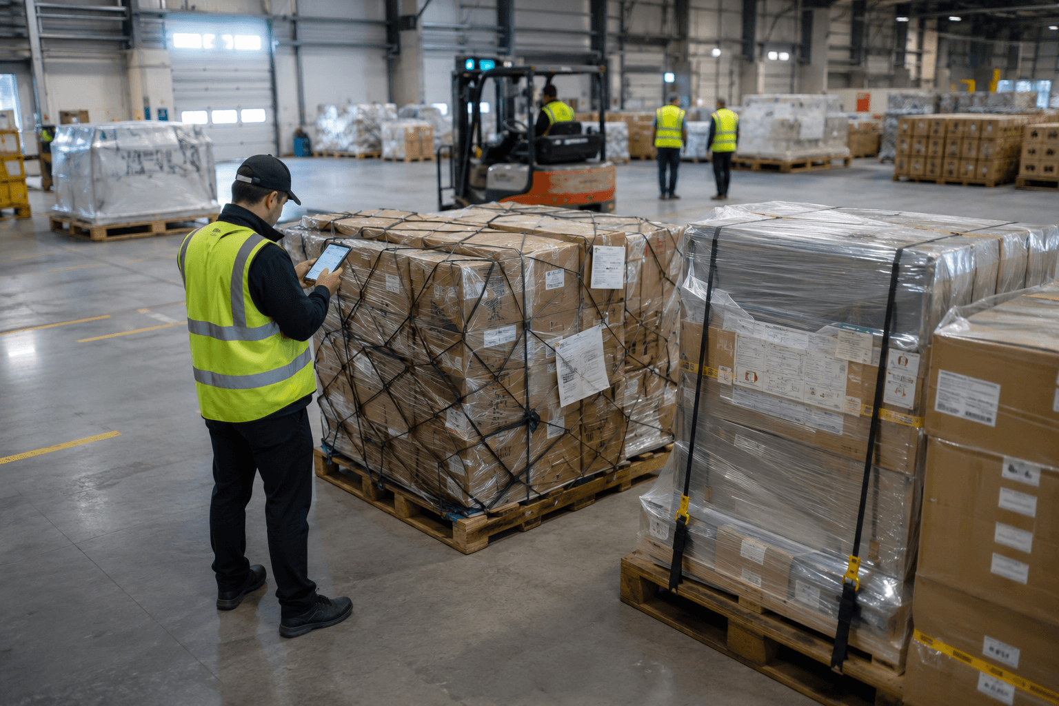 Przesyłki lotnicze przygotowane do transportu B2B