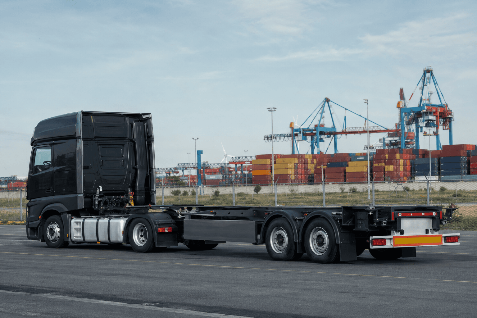 Transport kontenerowy kontenera morskiego